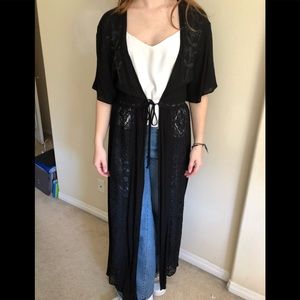 Sun & Shadow Long Kimono